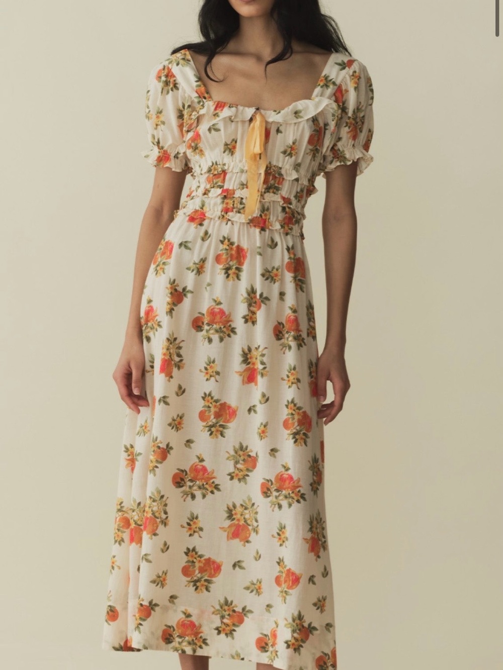 Doen Clarinet Dress in Orangerie Floral